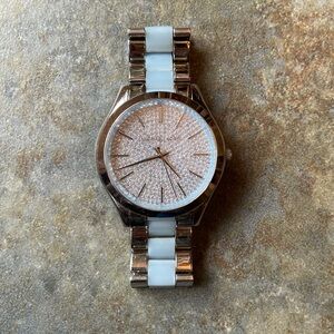 Michael Kors MK4297 stainless steel silver-tone watch